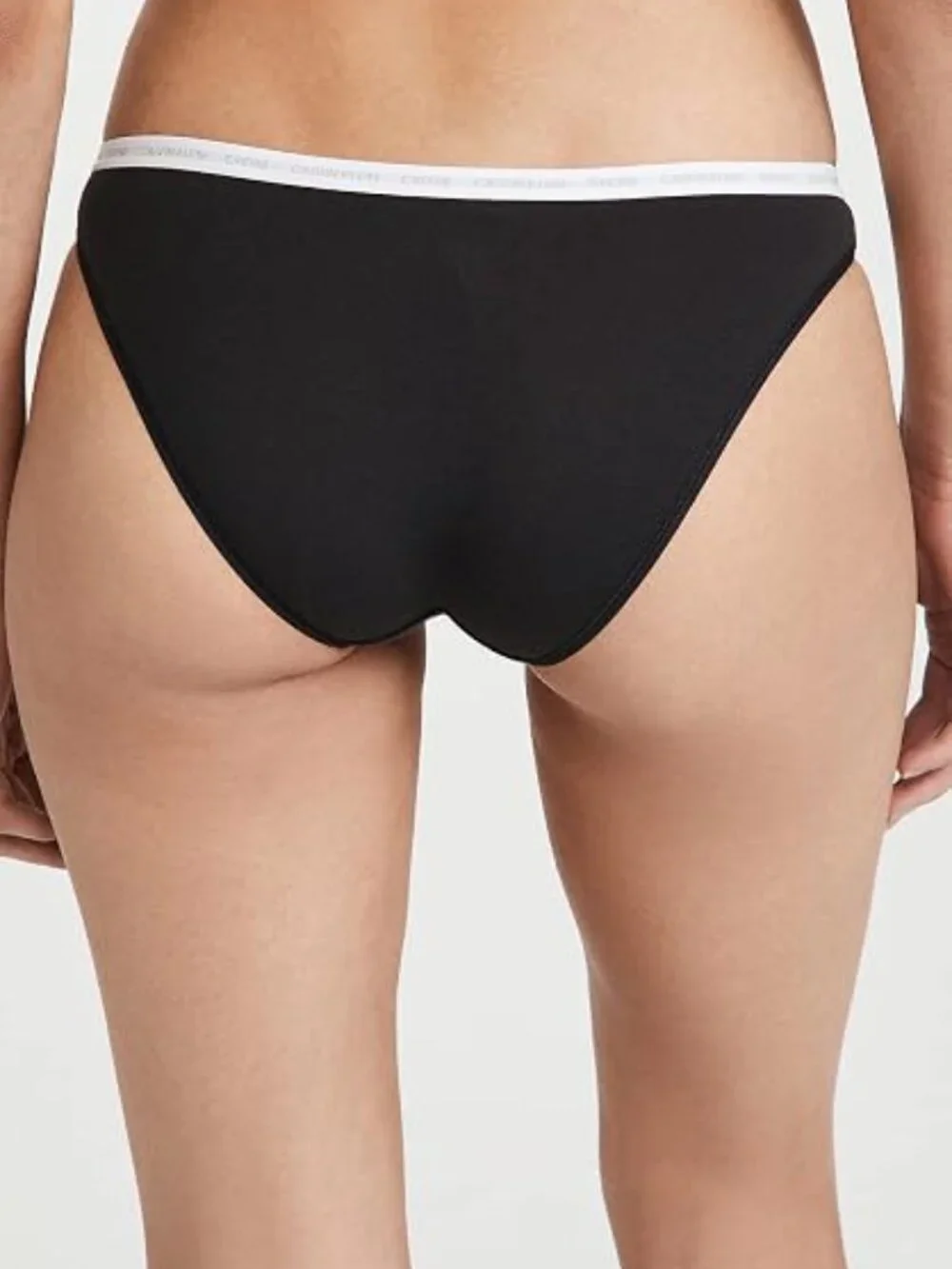 New Calvin Klein Cotton Bikini Panty - 3 Pack - Black - Size Medium